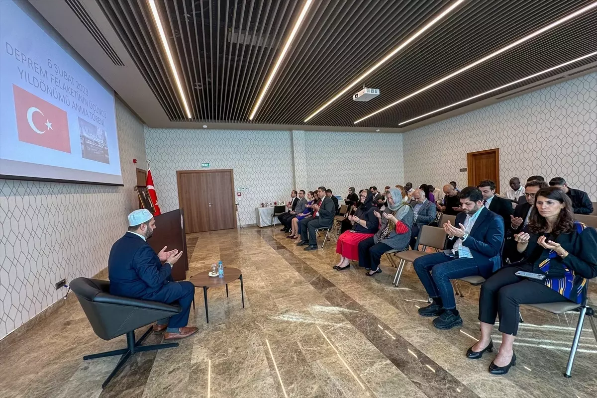 Dakar\'da Deprem Şehitleri Anıldı