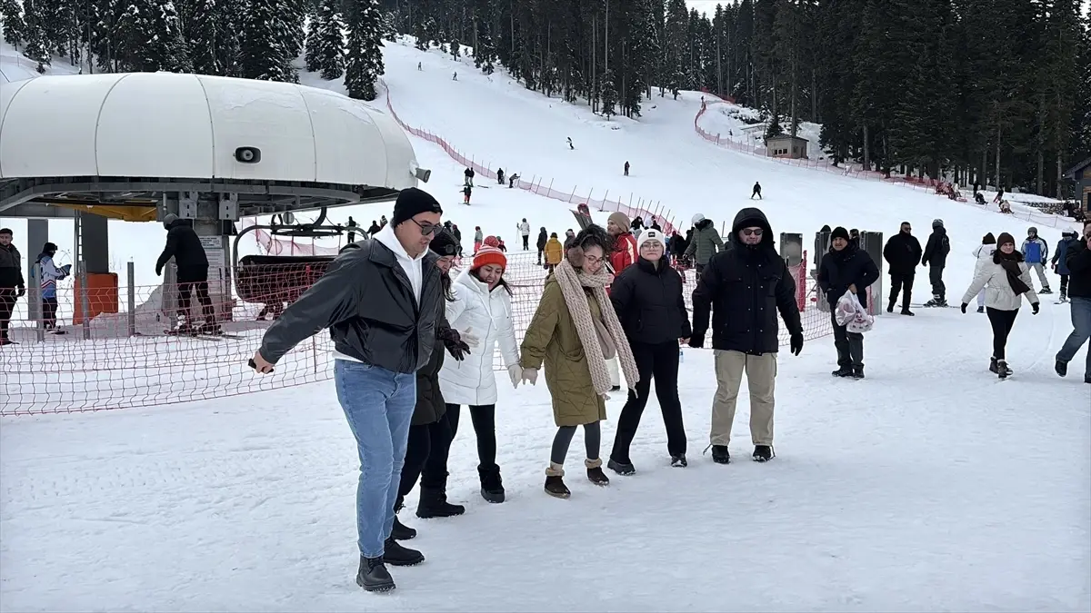 Ilgaz Dağı\'nda Kayak ve Eğlence