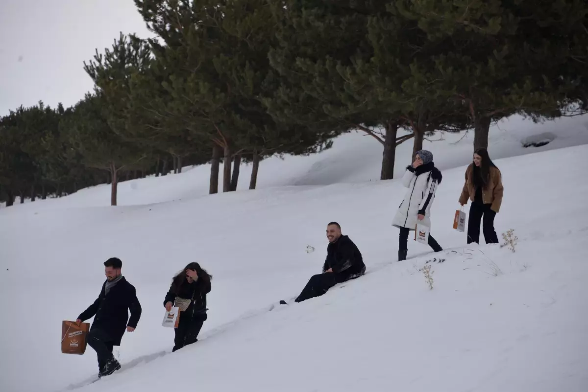 Kuşlar için yem bırakma etkinliği