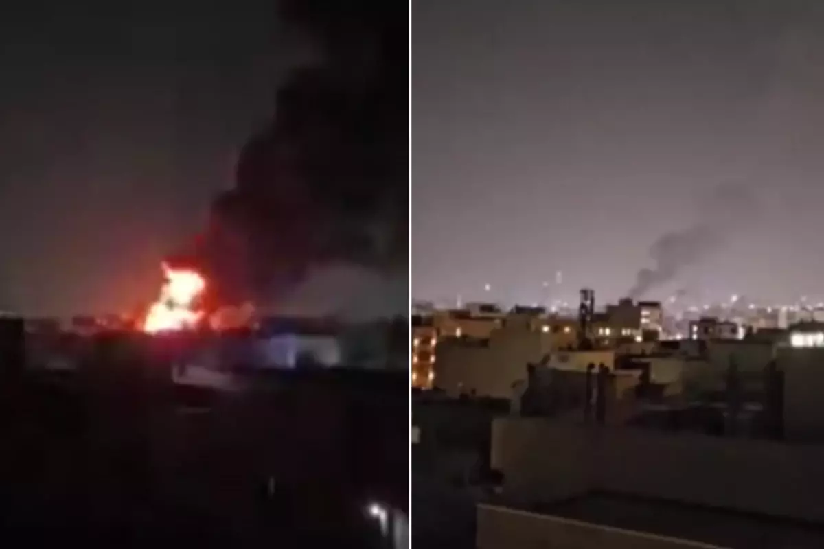 Tahran\'daki askeri tesiste yangın