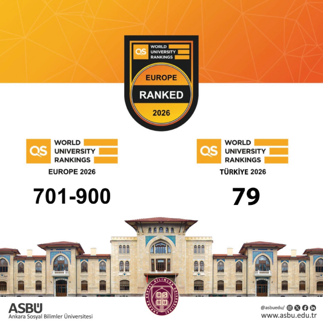 ASBÜ QS 2026 Avrupa Üniversiteleri sıralamasında zirveye ilerliyor
