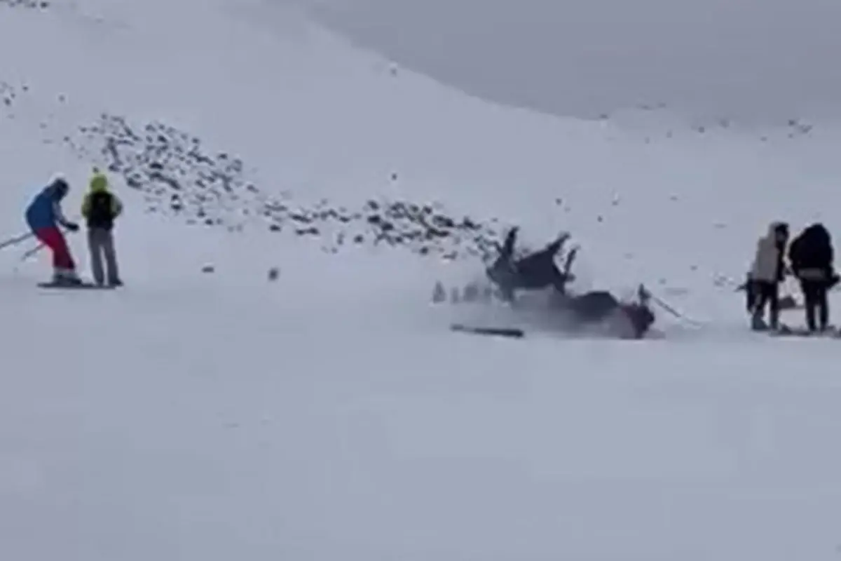 Bingöl\'de kayak merkezinde feci kaza: 6 yaralı