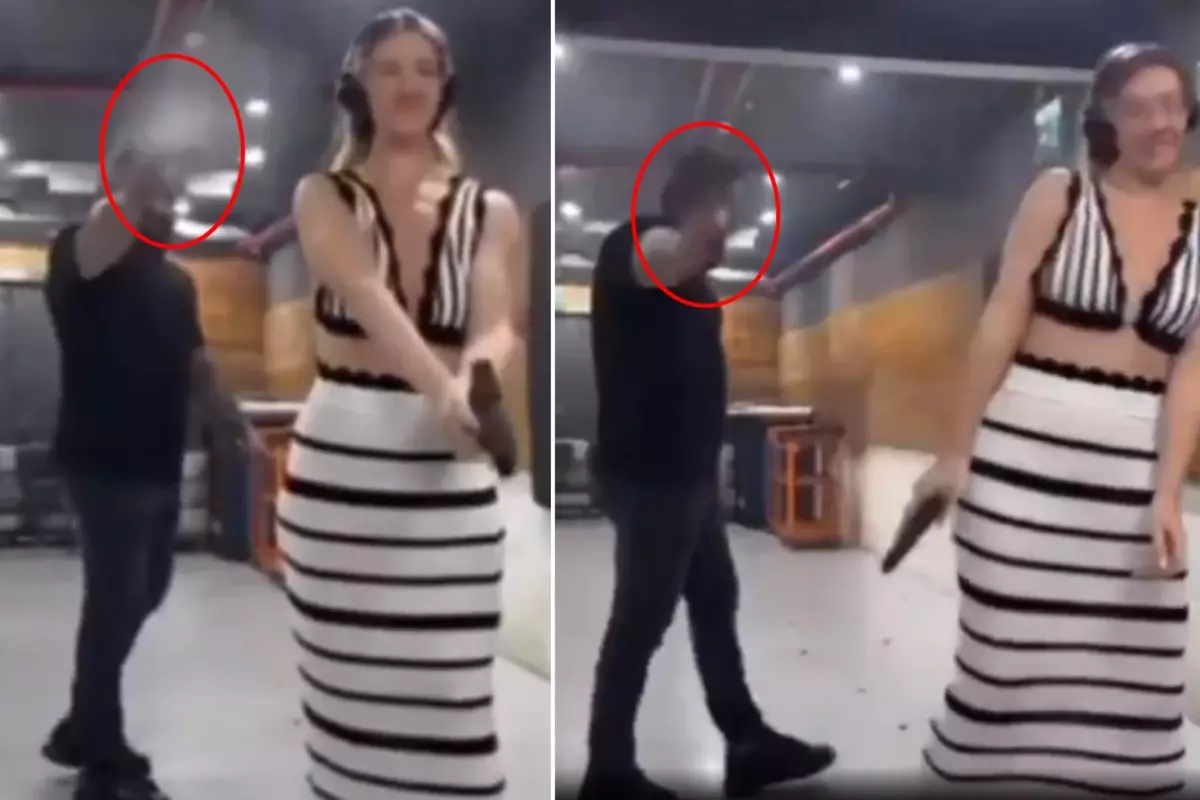 Poligonda akılalmaz görüntü! Genç kadının verdiği tepki dikkat çekti