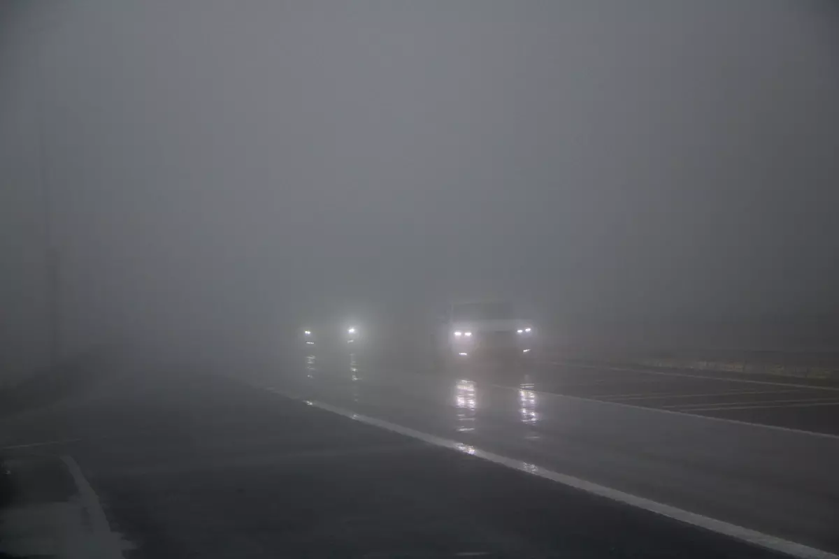 Bolu Dağı\'nda Yoğun Sis