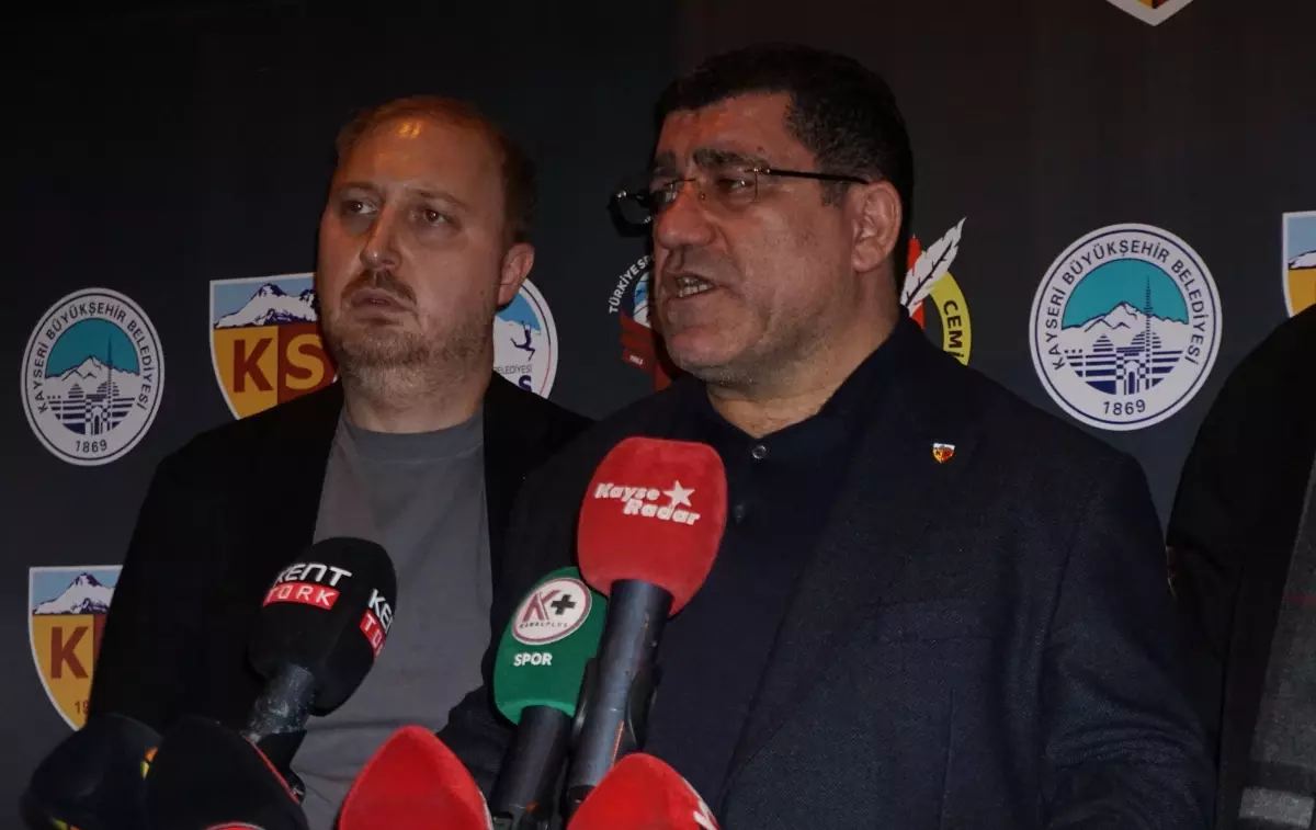 Kayserispor Başkanı Açıkalın\'dan Destek Mesajı