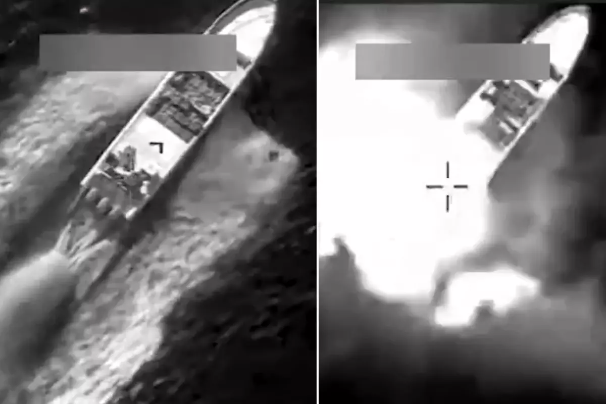 Bu resmen yargısız infaz! Gemiyi havaya uçurup görüntüyü yayınladılar