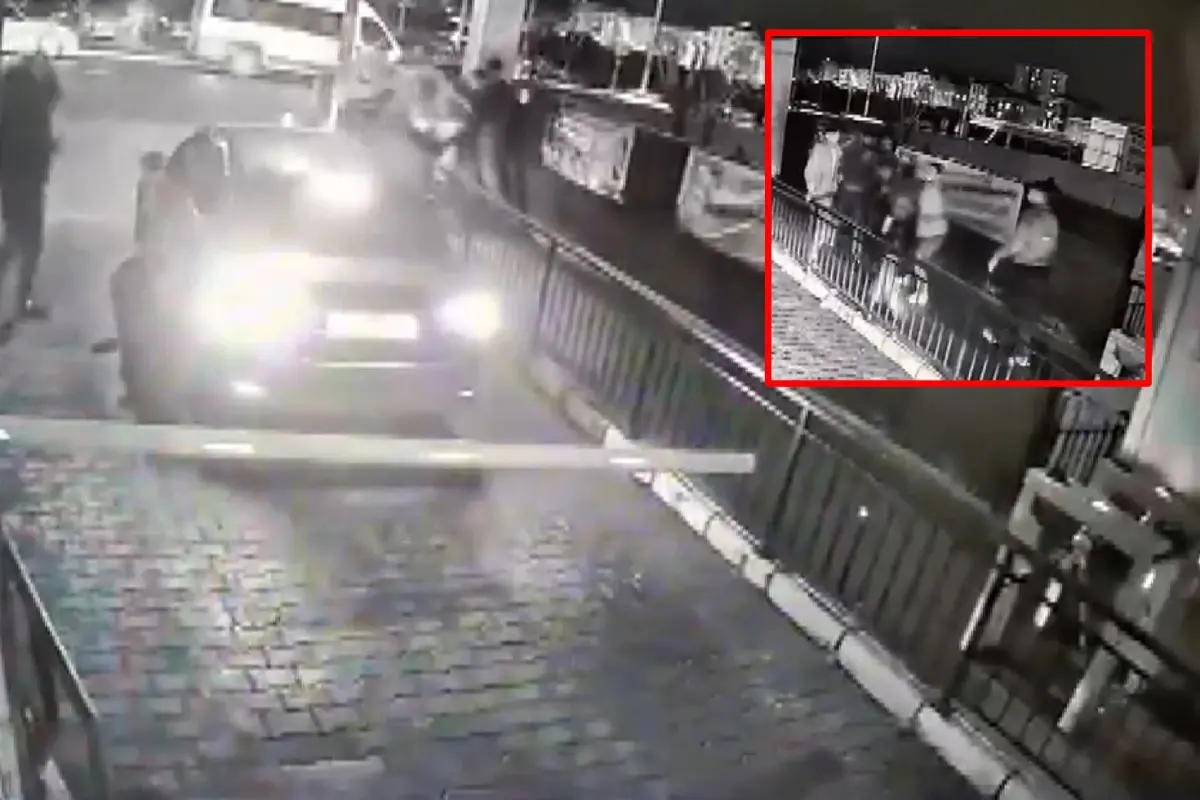 Polis memuru ile eşini sokak ortasında darbettiler