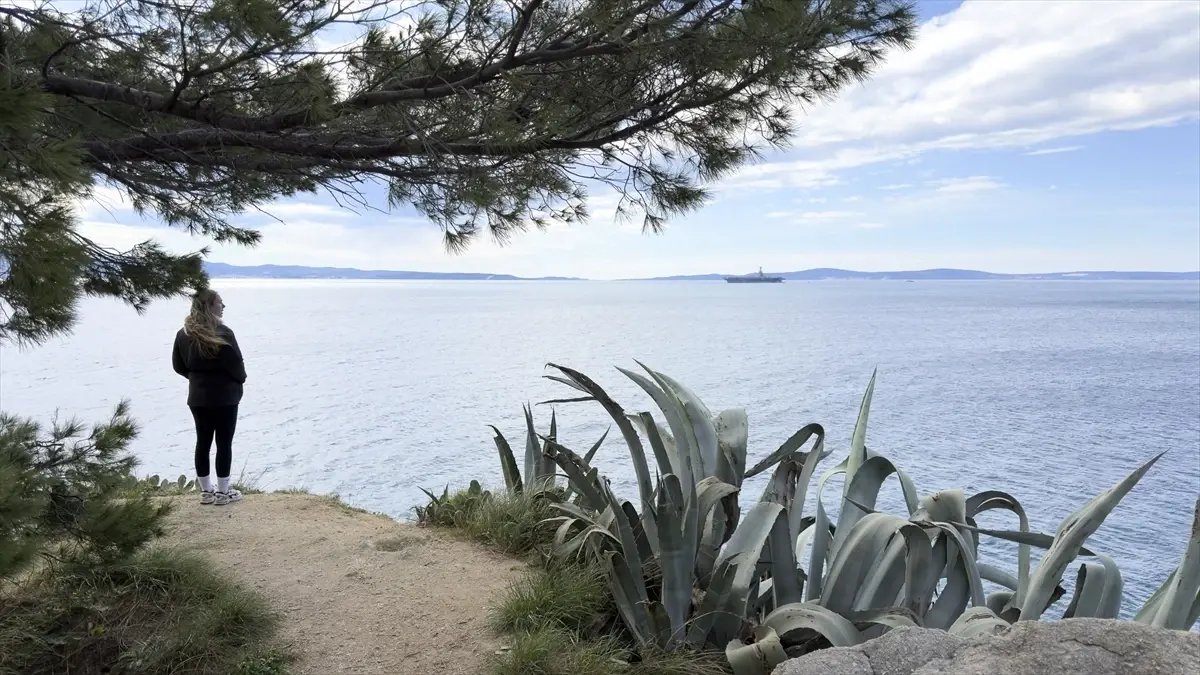 USS Gerald Ford Hırvatistan\'da