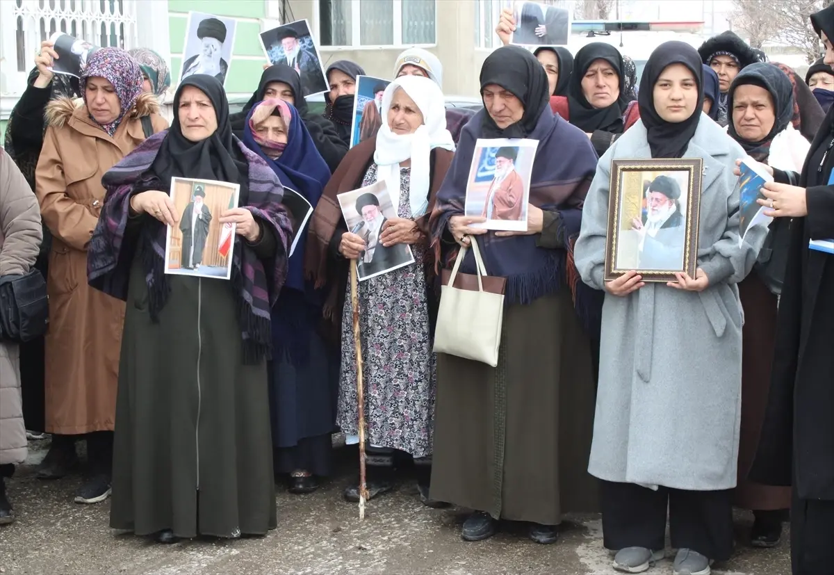 Taşlıçay\'da ABD ve İsrail\'e Protesto