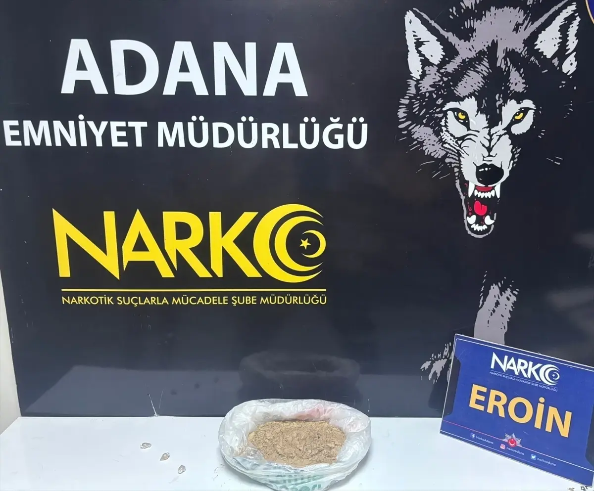 Adana\'da Eroin Ele Geçirildi, Şüpheli Tutuklandı