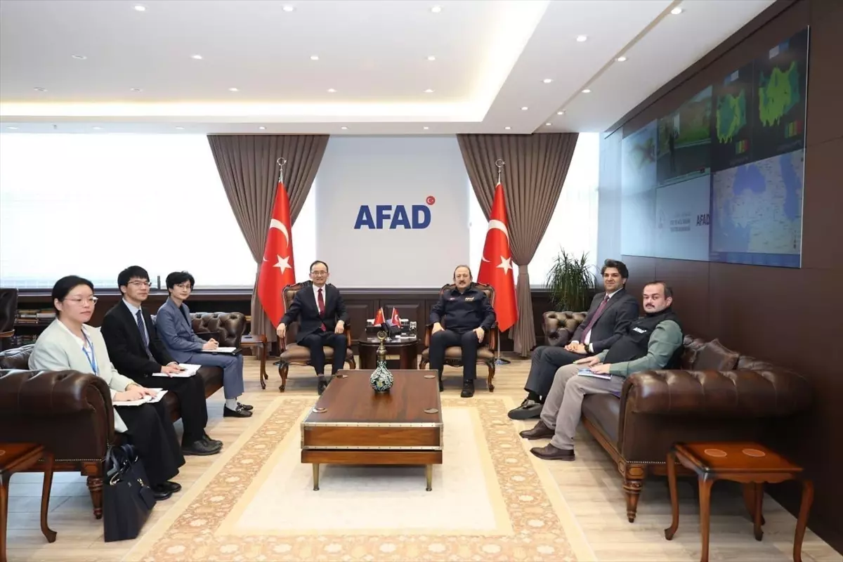 AFAD Başkanı Çin Büyükelçisi ile Görüştü