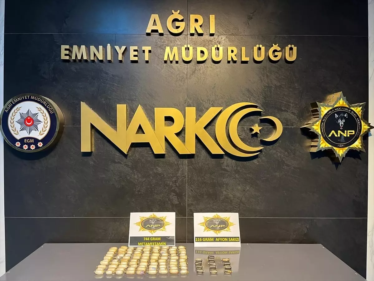 Ağrı\'da Uyuşturucu Operasyonu