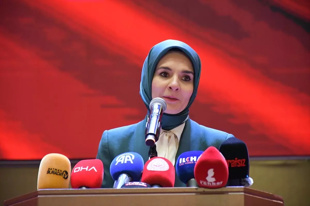 Aile ve Sosyal Hizmetler Bakanı Göktaş, Batman\'da konuştu Açıklaması