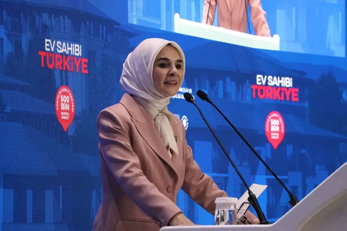 Aile ve Sosyal Hizmetler Bakanı Göktaş, Tekirdağ\'da sosyal konutların kura çekilişinde konuştu Açıklaması