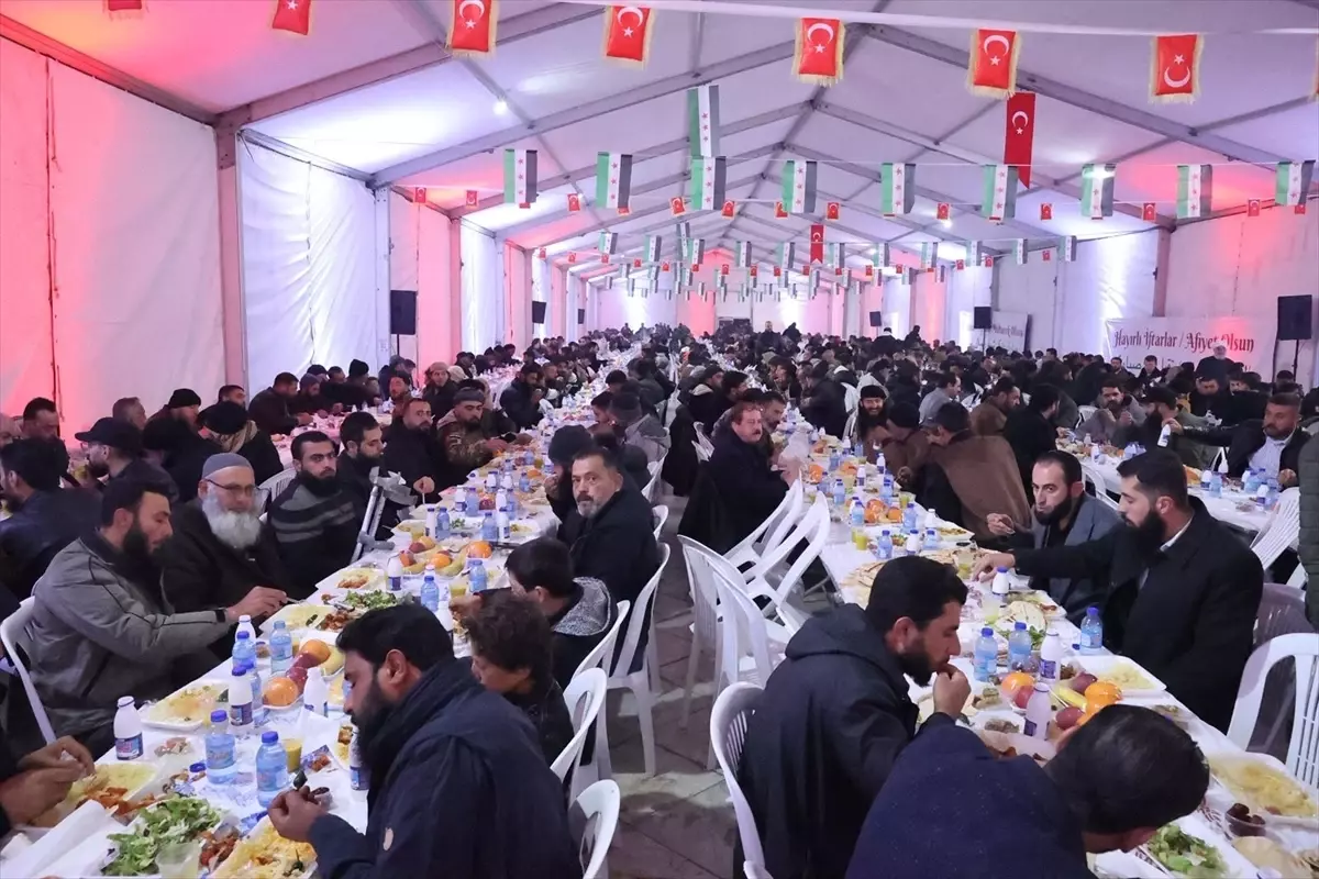 Sırakaya, Halep\'te Kardeşlik İftarı\'na Katıldı