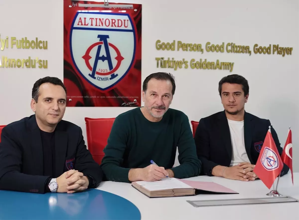 Altınordu\'da Yeni Teknik Direktör Yusuf Şimşek