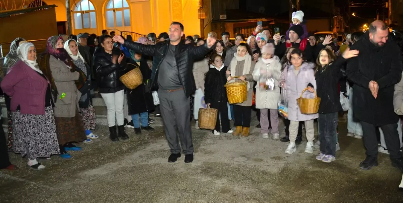 Amasya\'da Geleneksel Sepet Sallama Kutlandı