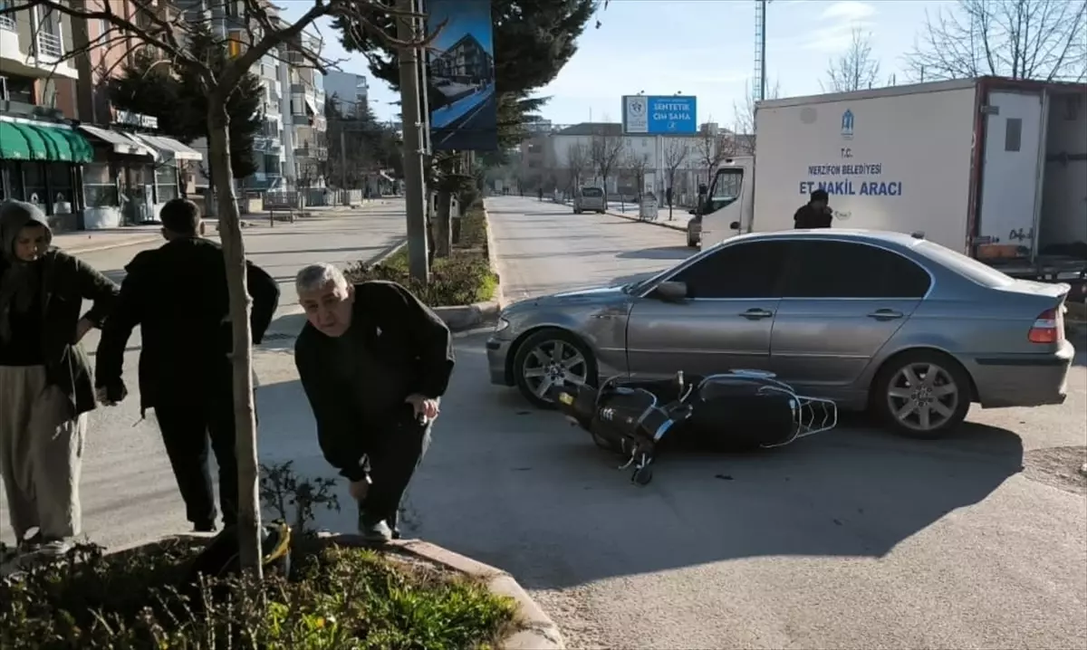 Merzifon\'da Trafik Kazası: 2 Yaralı