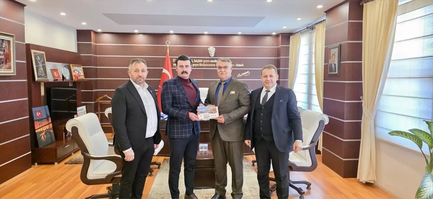 Amasya Dernekler Federasyonu Kaymakamı Ziyarette Bulundu