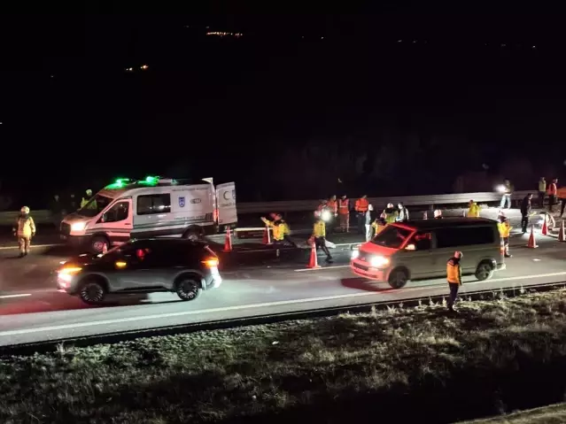 Kızılcahamam’da Otobüs ve Çekici Çarpıştı