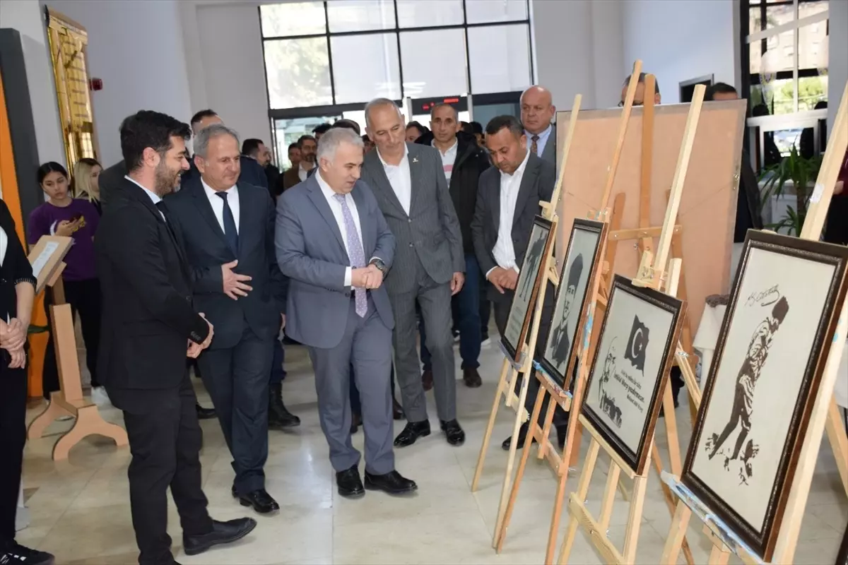 Anamur\'da İstiklal Marşı Sergisi Açıldı