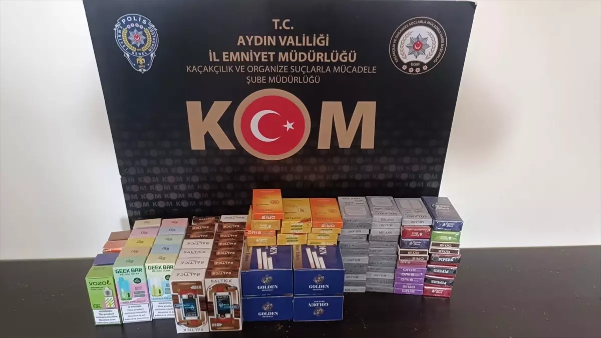 Aydın\'da Kaçak Makaron Operasyonu
