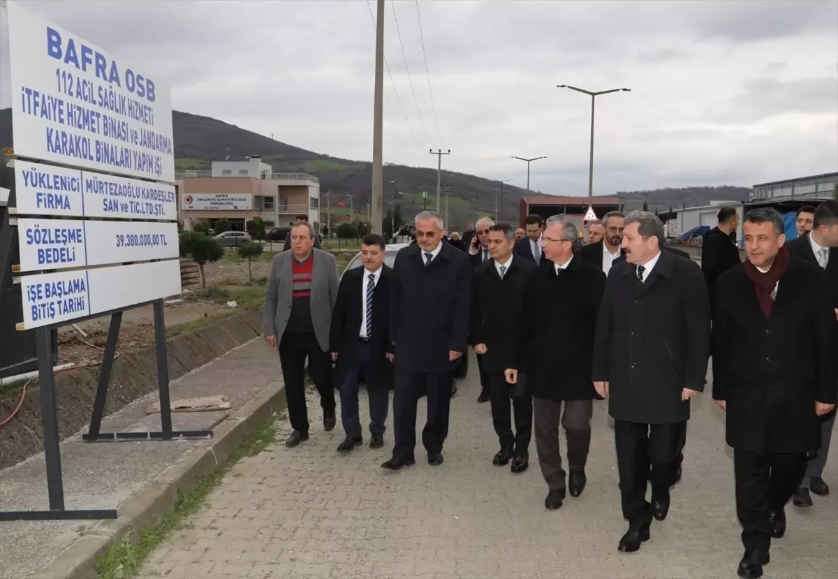 Bafra OSB\'de Güvenlik Projeleri İncelendi