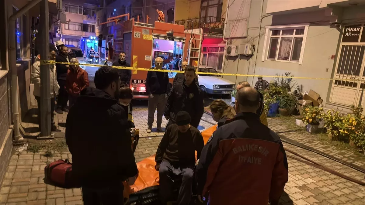 Gönen\'de Pansiyonda Yangın