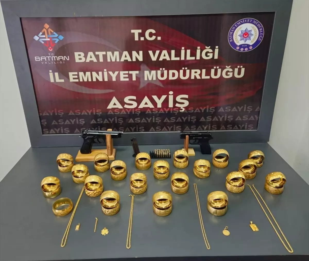 Batman\'da Kuyumcu Soygunu: 5 Tutuklama