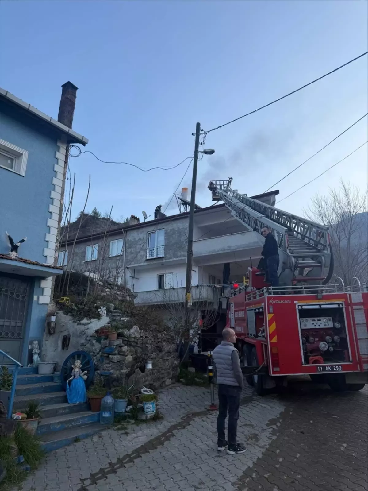 Bilecik\'te Ev Yangını Söndürüldü