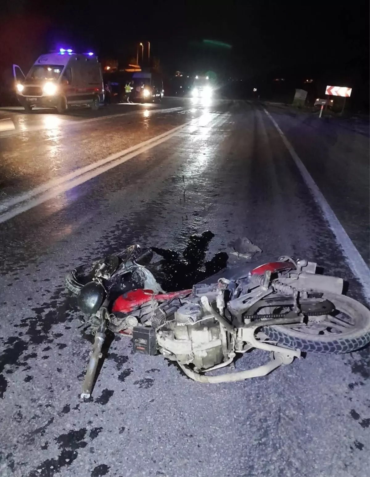 Osmaneli\'nde Motosiklet Kazası: 1 Ölü