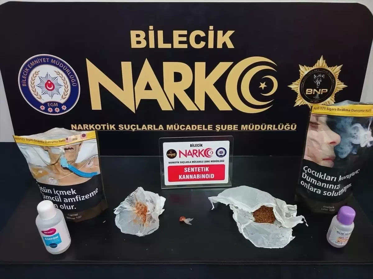 Bilecik\'te Uyuşturucu Operasyonu: 2 Gözaltı