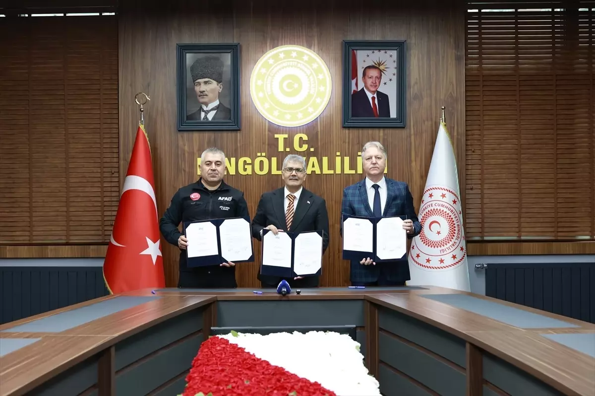 Bingöl\'de Afet Bilinci Protokolü İmzalandı
