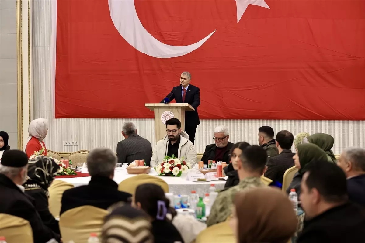 Bingöl\'de şehit aileleri ve gaziler için iftar programı düzenlendi