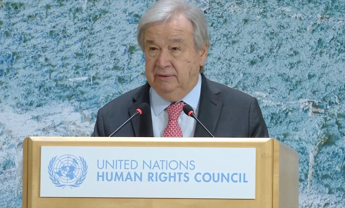 BM Genel Sekreteri Guterres\'ten İnsan Hakları Vurgusu