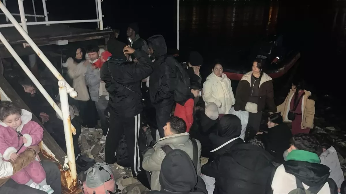 Bodrum\'da 33 Düzensiz Göçmen Yakalandı