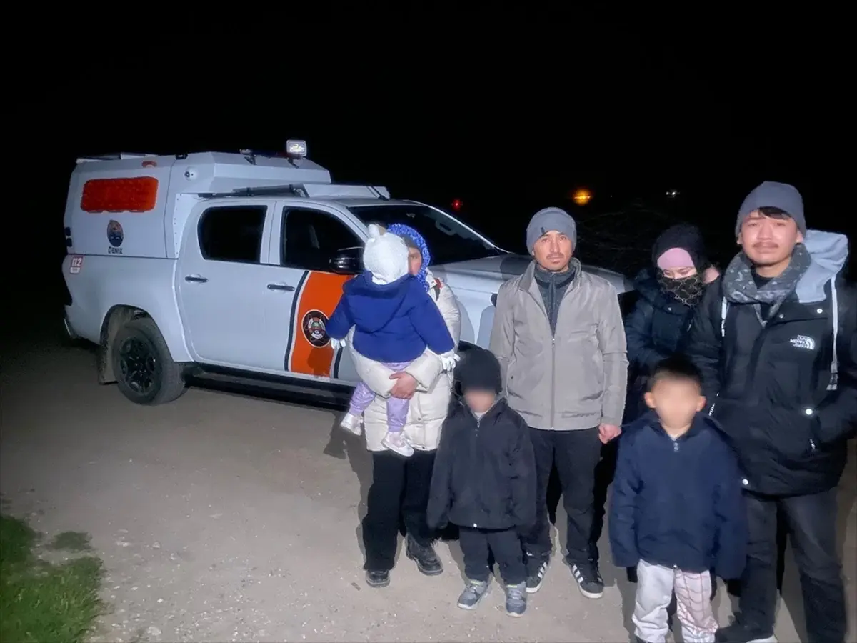 Çanakkale\'de 7 Düzensiz Göçmen Yakalandı