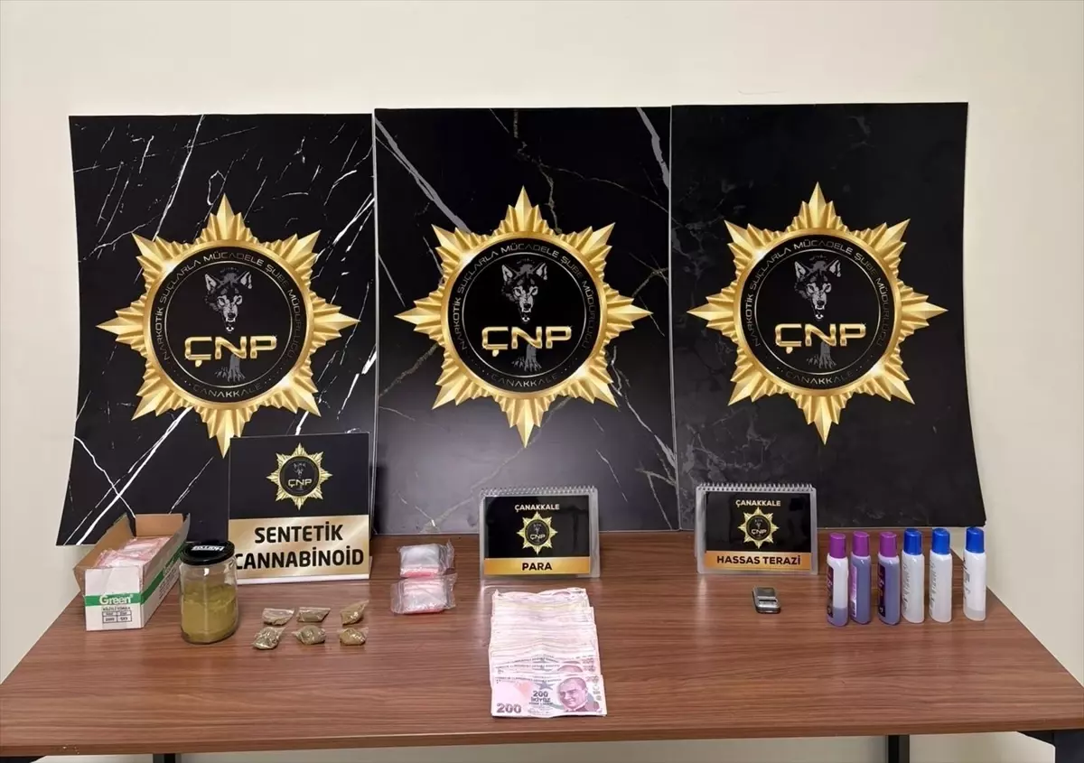 Çanakkale\'de Uyuşturucu Operasyonu: 4 Tutuklama