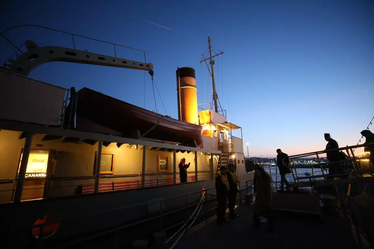 Nusret Mayın Gemisi 111 yıl sonra aynı rotada seyre çıktı