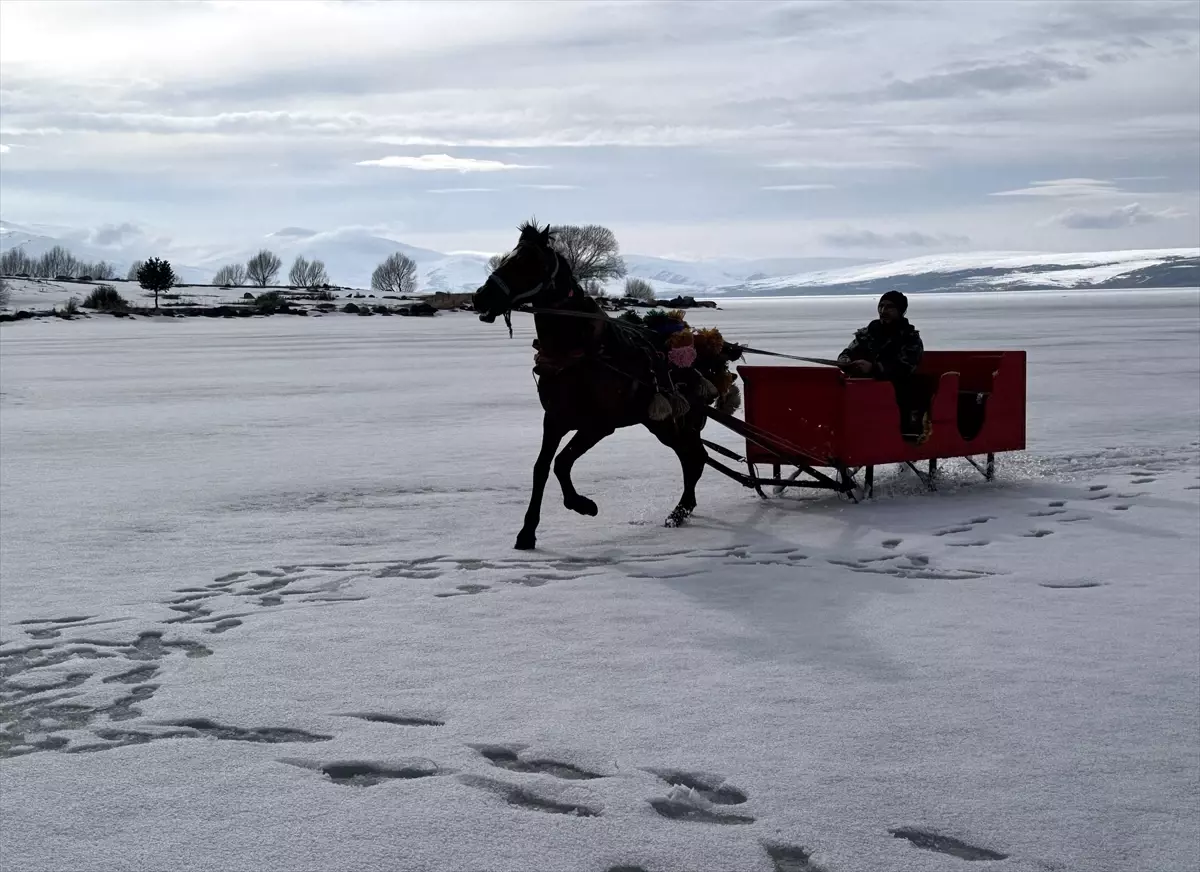 Çıldır Gölü\'nde Atlı Kızak Sezonu Sona Erdi