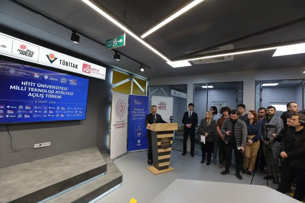 Hitit Üniversitesi\'nde Milli Teknoloji Atölyesi Açıldı
