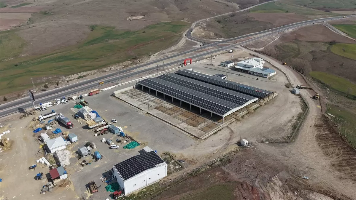 Çubuk\'ta Güneş Enerjisi Santrali Hizmete Girdi