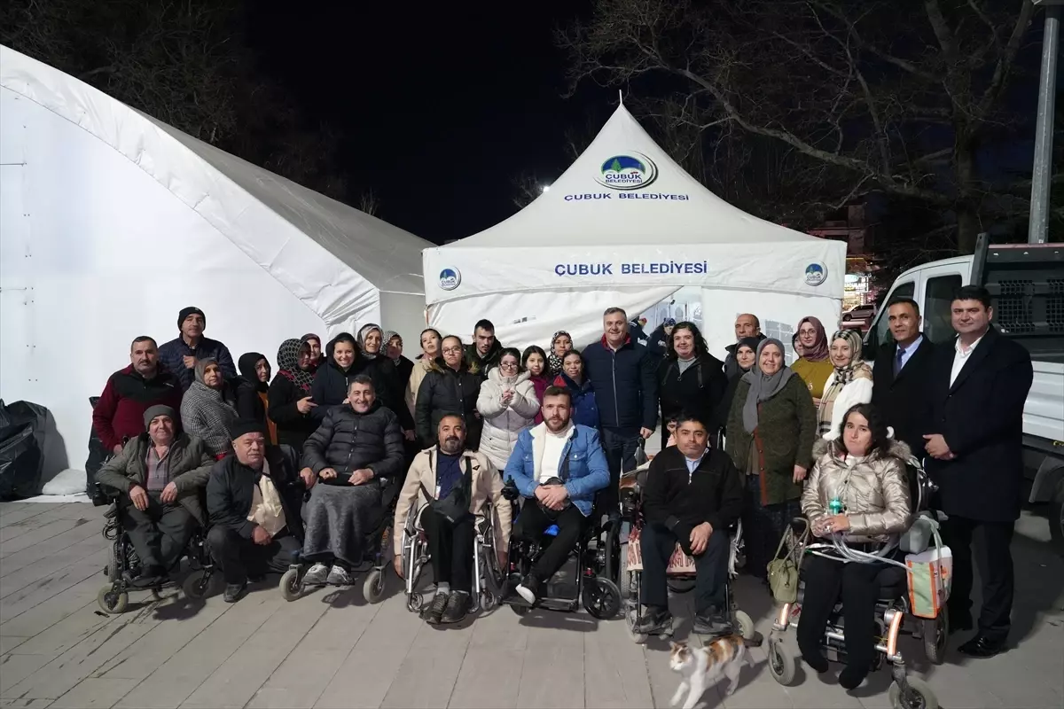 Çubuk\'ta Engelli Bireyler İçin İftar Programı