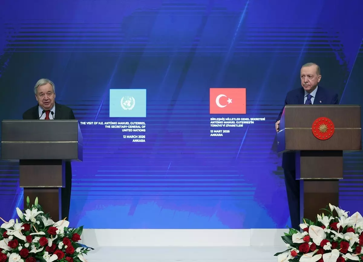 Cumhurbaşkanı Erdoğan, BM Genel Sekreteri Guterres\'e "Atatürk Uluslararası Barış Ödülü" takdiminde konuştu Açıklaması