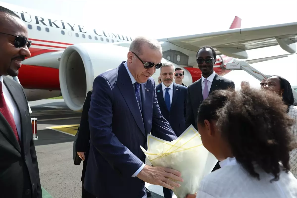 Cumhurbaşkanı Erdoğan, Etiyopya\'ya geldi