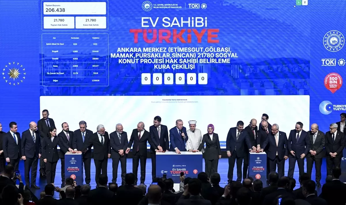 Cumhurbaşkanı Erdoğan "Ev Sahibi Türkiye-Ankara 31 bin 73 Konut Kura Çekim Töreni\'nde konuştu Açıklaması