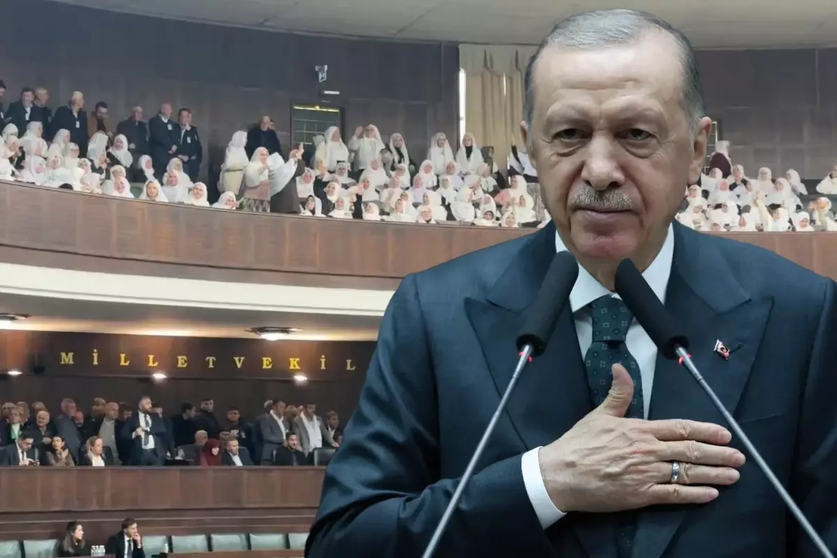 Cumhurbaşkanı Erdoğan\'ın \'\'100 bayanla grup toplantımıza geliyorsun\'\' çağrısı karşılık buldu