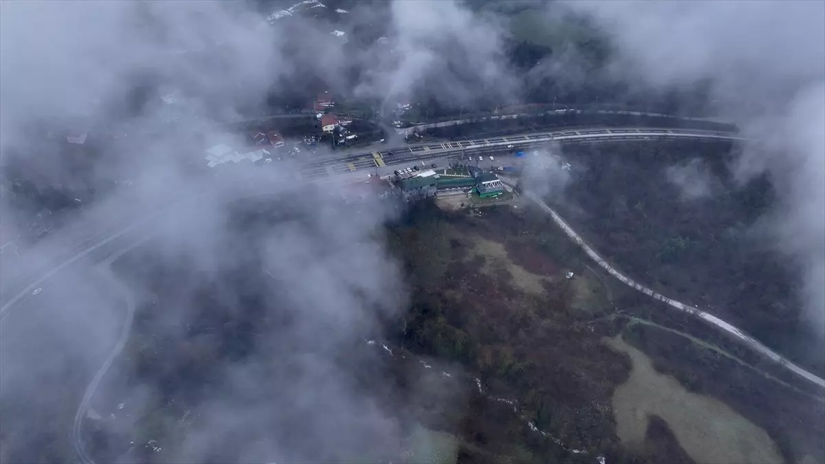 Bolu Dağı\'nda Yoğun Sis