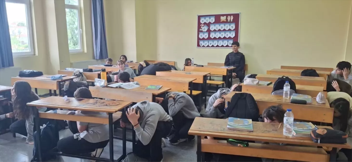 Datça\'da Deprem Tatbikatı Yapıldı