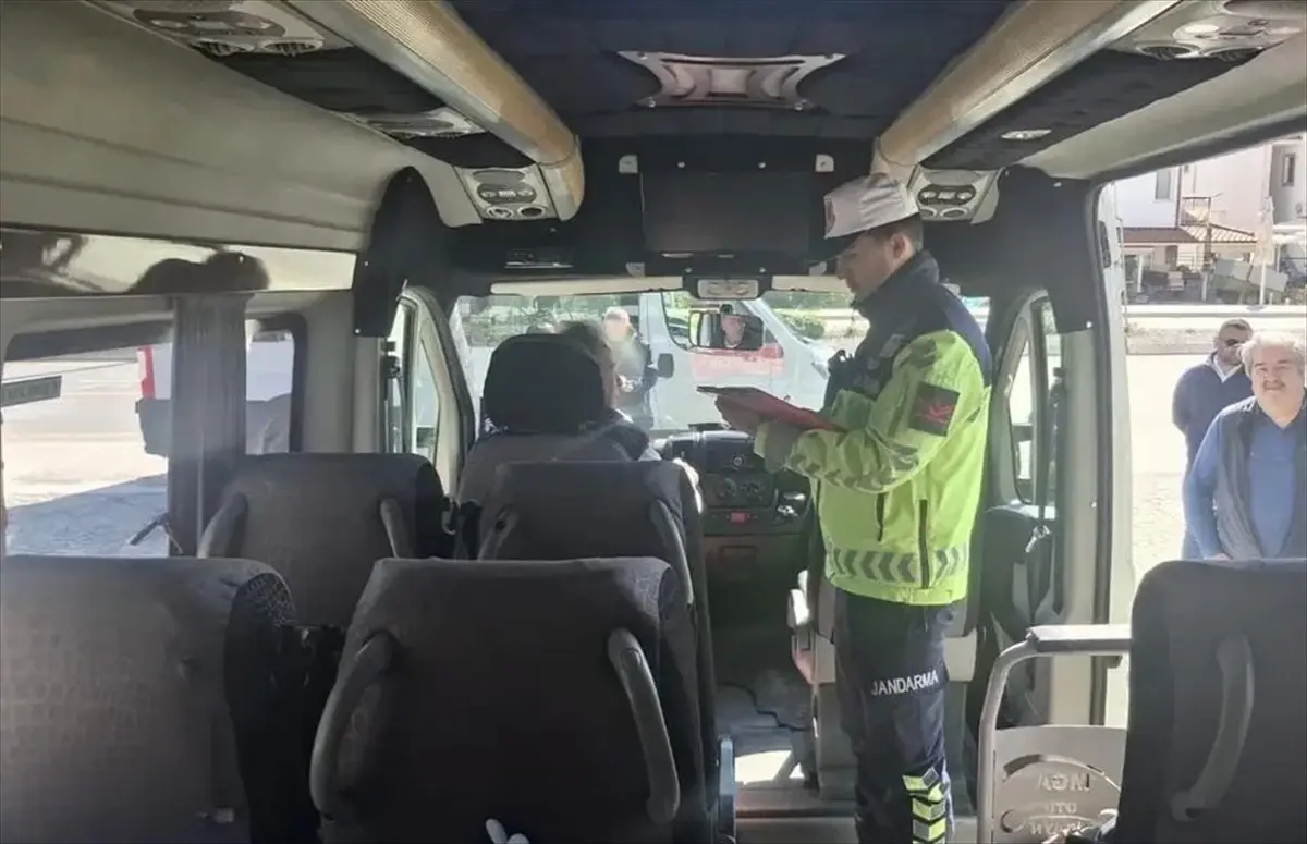 Datça’da Okul Servislerine Denetim